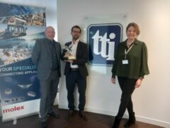 TTI Europe’s UK Team Wins Molex 2023 Regional Distributor of the Year Award for Northern Europe