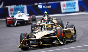 Mouser-Sponsored Formula E Team Racing Team Readies for Berlin Doubleheader on Updated Track