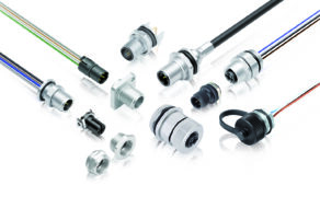 Modular variety for a wide range of applications: binder offers a broad portfolio of M12 panel mount connectors